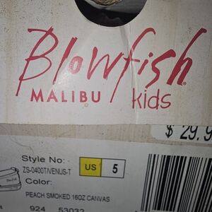 Blowfish Kids Peach Canvas Bag